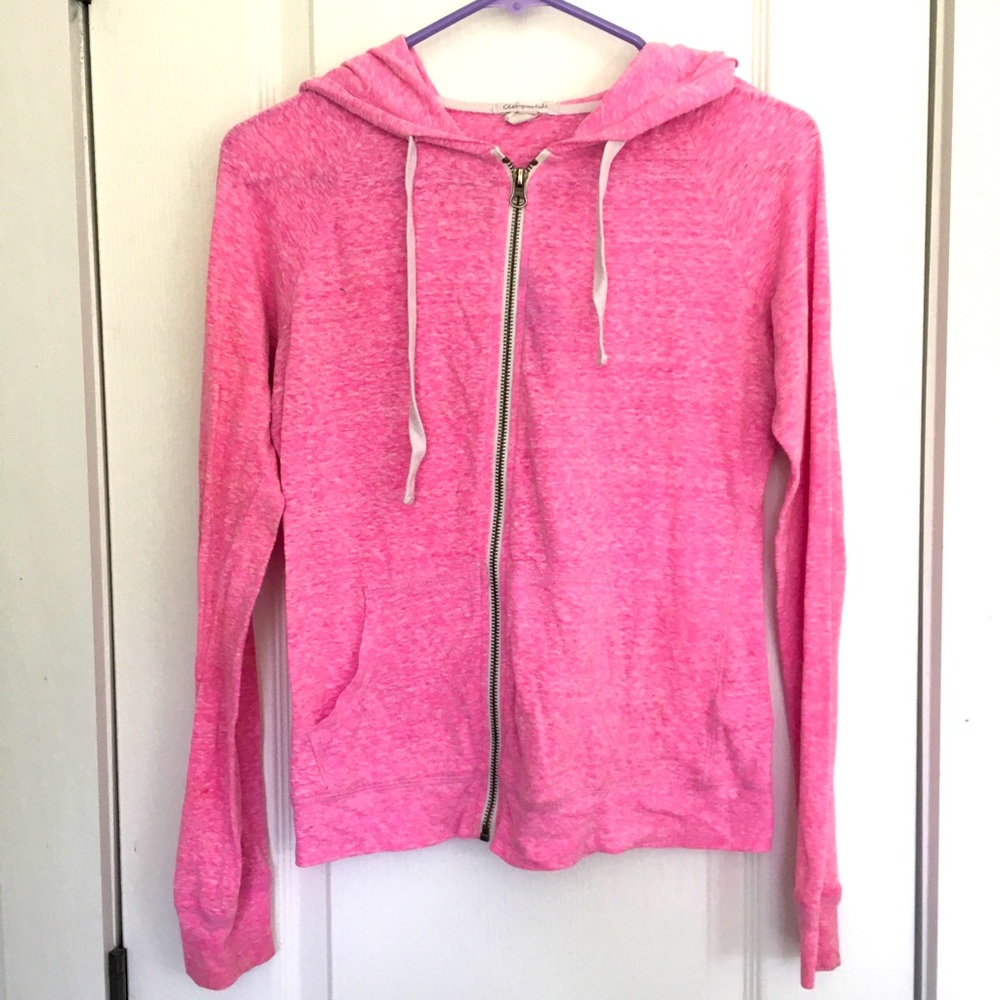 Light pink jacket with white